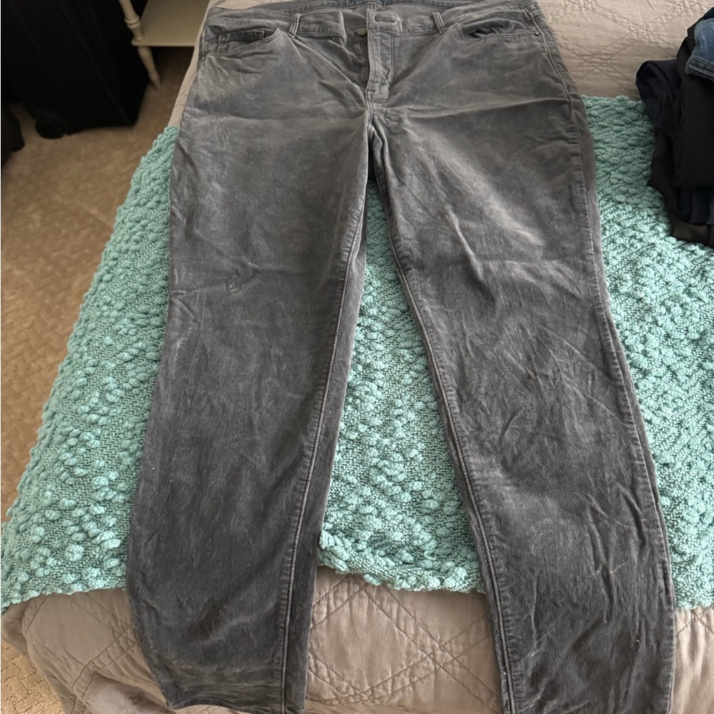 Gray Corduroy Pants